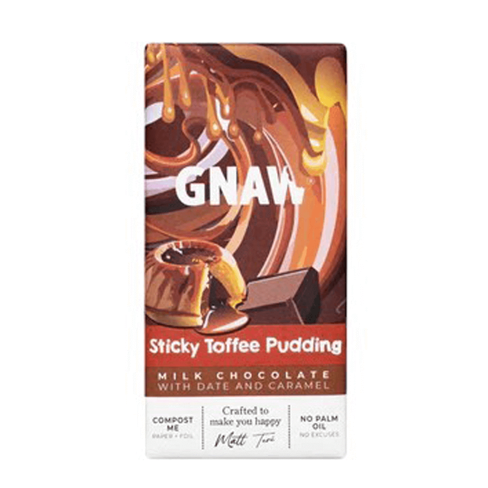 Gnaw Milk Sticky Toffee Pudding 80g Bar